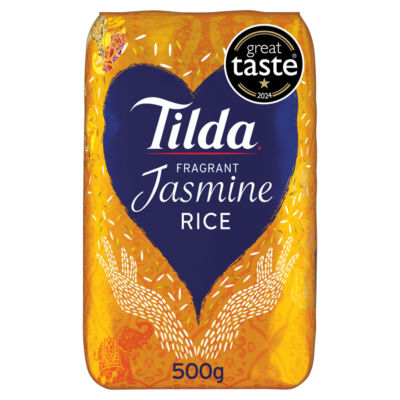Tilda Fragrant Jasmine rice 500g (British brand)