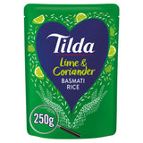Tilda microwave lime and coriander basmati rice 250g (British brand)