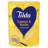 Tilda Lemon & Herbs Basmati Microwave Rice 250g (British brand)