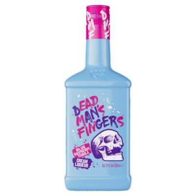 Dead Man's Fingers Blue Raspberry Tequila Cream Liqueur 500ml - British product