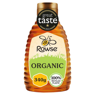 Rowse organic honey 340g, imported from the UK