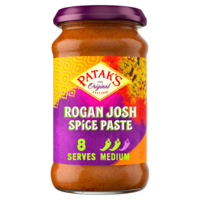 Patak's Rogan Josh curry paste 283g, imported from the UK