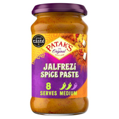 Patak's Jalfrezi curry spice paste 283g, imported from the UK