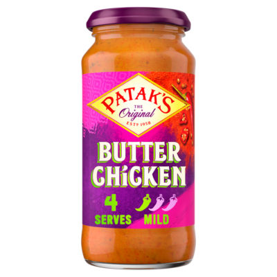 Patak's butter chicken curry sauce 450g, imported from the UK