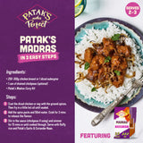 Patak's South Indian Style Madras curry kit 270g, imported from the UK