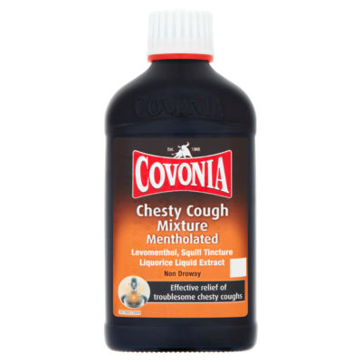 Covonia chesty cough mixture mentholated 300ml - British product