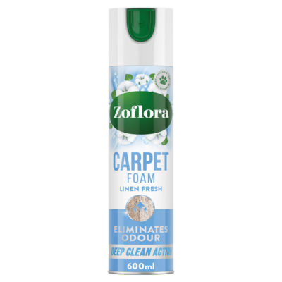 Zoflora Carpet Fresh Foam Linen Fresh 600ml (British brand)