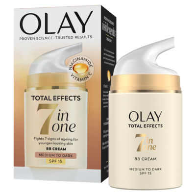 Olay BB Cream Medium to Dark 50ml, imported from the UK
