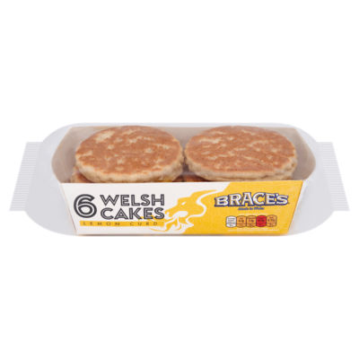 Braces Lemon Curd Welsh Cakes 6 Pack