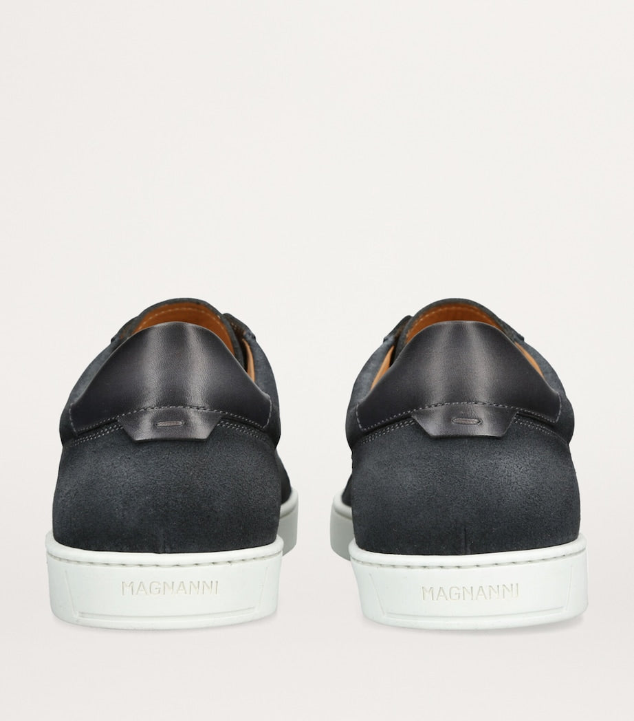 Leather Laceless Slip-On Sneakers