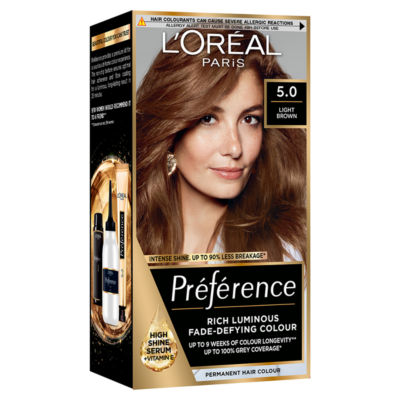 L'Oreal Preference 5.0 Light Brown Permanent Hair Colour