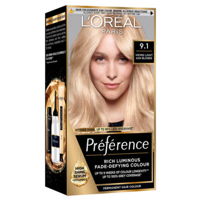 L'Oreal hair colour kit Viking Light Ash Blonde, UK version