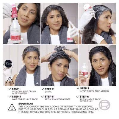 L'Oréal light blonde permanent hair colour, UK version