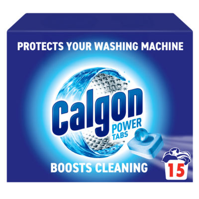 Calgon washing machine descaler tablets for limescale prevention, 15 pack - British product
