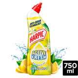 Harpic Citrus Zest toilet cleaning gel 750ml, UK version