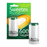 Sweetex calorie free sweetener tablets 600 tablets (British brand)