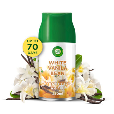 Air Wick White Vanilla Bean air freshener refill 250ml - British product