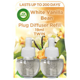 Air Wick White Vanilla Bean plug-in air freshener refill 2 x 19ml - British product