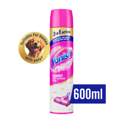 Vanish Oxi Action carpet care foam 600 ml (British brand)