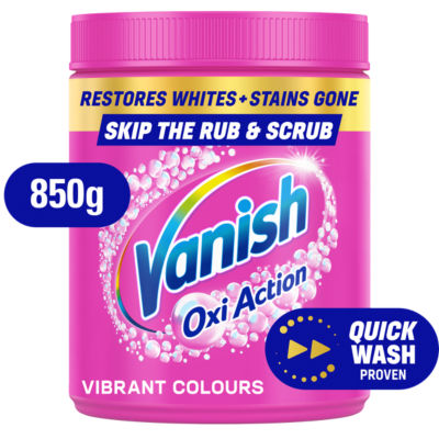 Vanish Gold Oxi Action stain remover powder 850g (British brand)