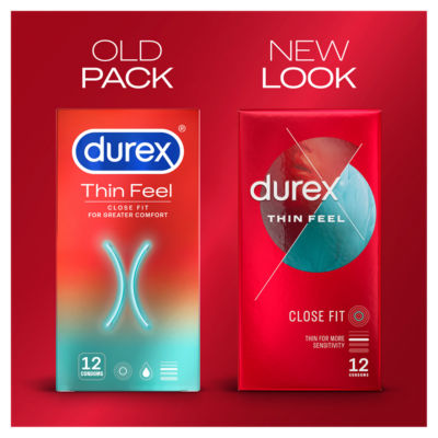 Durex Thin Feel condoms 12 pack - British product