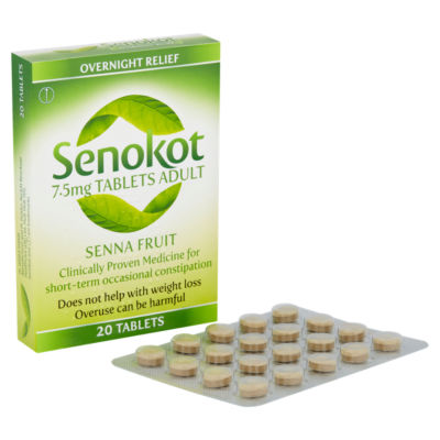 Senokot constipation tablets 20ct imported from the UK