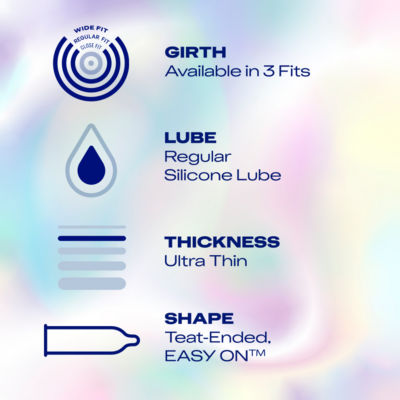 Durex Nude Regular Fit Condoms 12 Pack - British product
