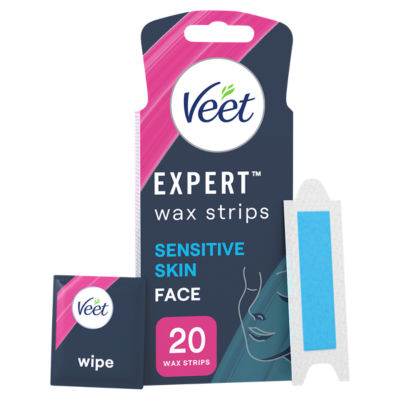 Veet Expert Wax Strips with Almond Oil (British brand)