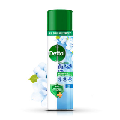 Dettol All-In-One Disinfectant Spray Crisp Linen 300ml
