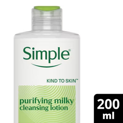 Simple Kind to Skin Purifying Cleansing Lotion 200 ml (British brand)