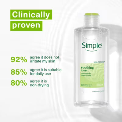 Simple soothing facial toner 200 ml (British brand)