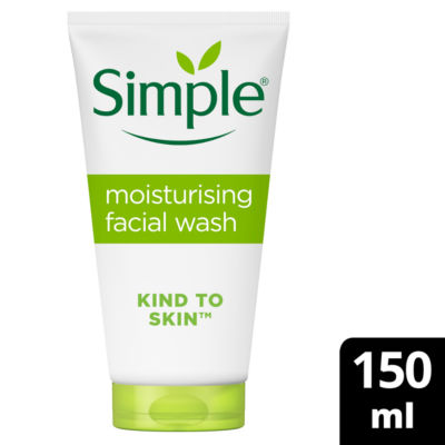 Simple Moisturising Facial Wash 150 ml (British brand)