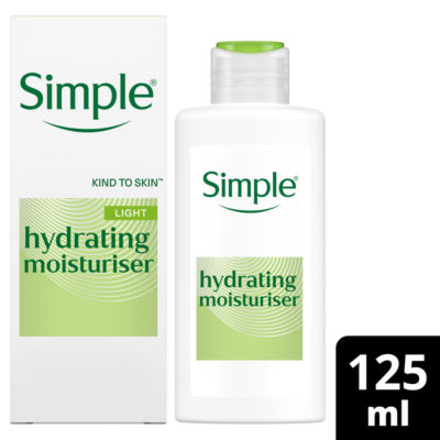Simple Kind to Skin Hydrating Light Moisturiser 125 ml (British brand)