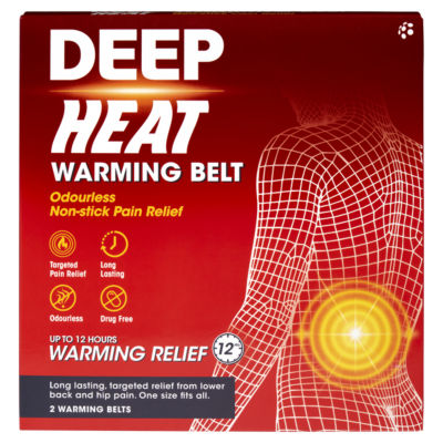 Deep Heat 2 warming belt for pain relief - British product