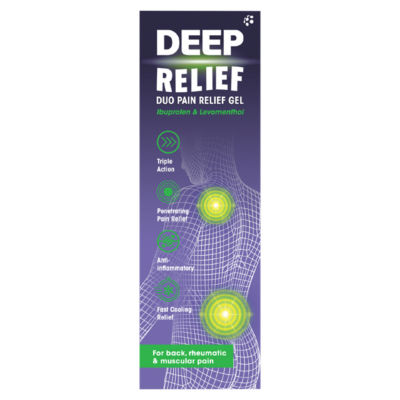 Gel anti-inflammatoire Deep Relief Ibuprofène Levomenthol 50g