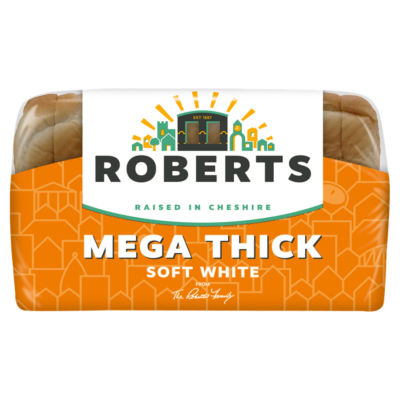 Pain blanc tranché super épais Roberts Bakery 800g