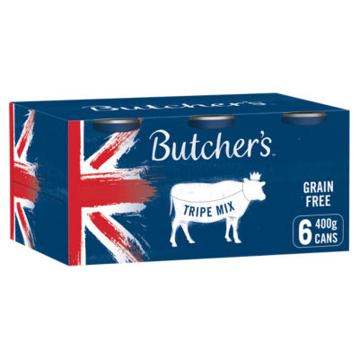 Butcher's Tripe Mix Dog Food 6 x 400g cans - British product