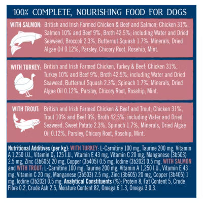 Butcher's Healthy Heart wet dog food multipack 6x390g - British product