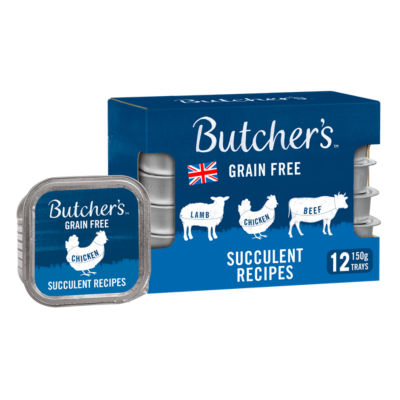 Butcher's Nourishing Food for Dogs Succulent Recipes Wet Dog Food 12 x 150g