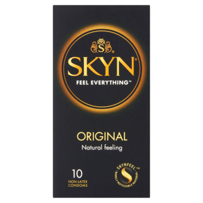 Skyn Original Natural Feeling Non-Latex Condoms 10 pack (British brand)