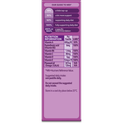 Bassetts Blackcurrant & Apple Vitamin Gummies 30 Gummies - British product
