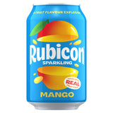 Rubicon sparkling mango juice soft drink 330ml, imported from the UK