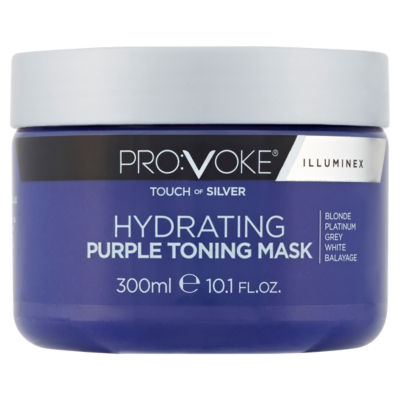 PRO:VOKE Touch of Silver Purple Toning Mask 300ml, imported from the UK