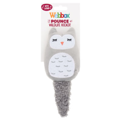 Webbox Pounce Wildlife Kicker Cat Toy With Catnip