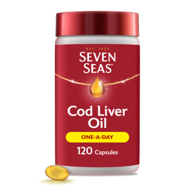 Seven Seas Cod Liver Oil 120 capsules (British brand)