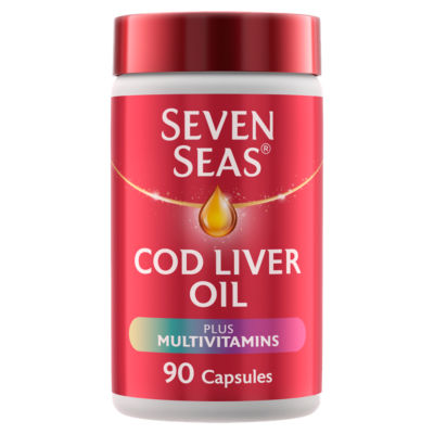 Seven Seas Omega-3 Fish Oil 90 Capsules (British brand)