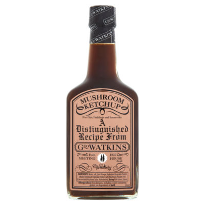 Geo Watkins mushroom ketchup 190ml, UK version