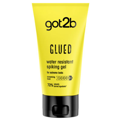 got2b Glued Water Resistant Spiking Hair Gel 150ml, UK version
