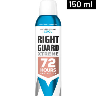 Right Guard Xtreme Women deodorant spray 150ml, imported from the UK