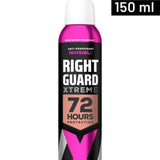 Right Guard Xtreme Women invisible antiperspirant spray 150ml, imported from the UK